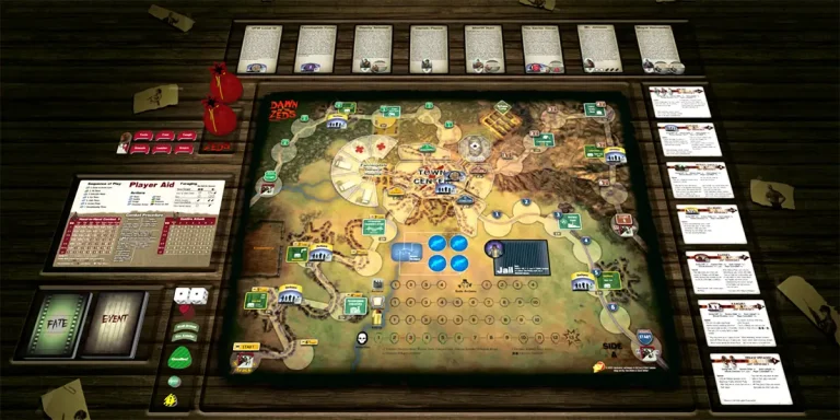Dawn of the Zeds - Tabletopia layout